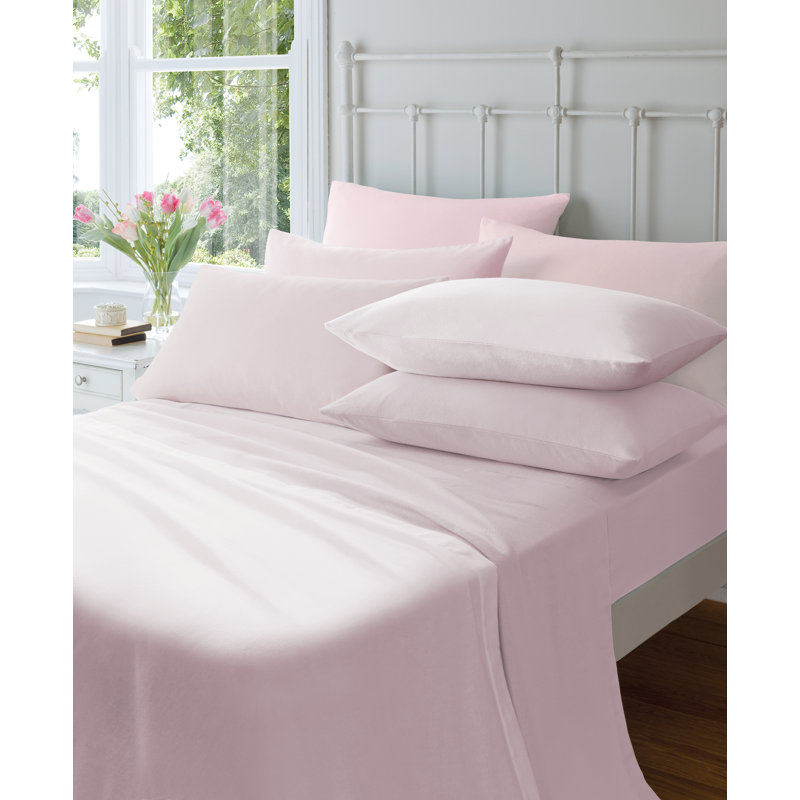 Catherine Lansfield Plain Brushed Cotton Duvet Cover Set & Reviews